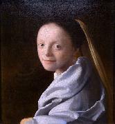 Johannes Vermeer Study of a young woman Spain oil painting artist
